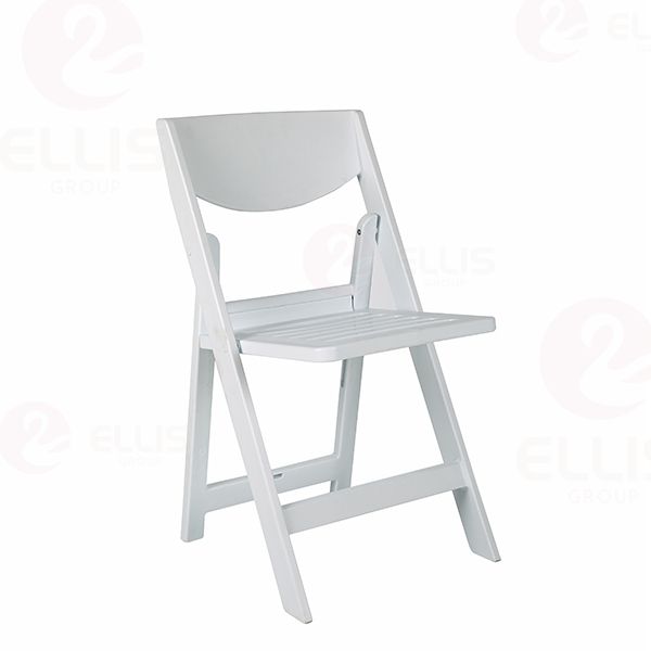 Plastic Folding Chair With Cushion PC1007 White