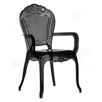 Plastics Dining Chair PC1009 translucent Black