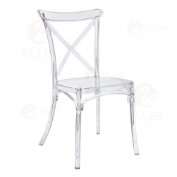 Plastics Dining Chair PC1014 Clear White