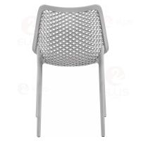 Outdoor Patio Dining Chair Plastics Stackable PC1028 Grey