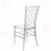 Plastics Dining Chair With Cushion PC1020 Clear White