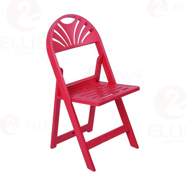 Black Plastic Folding Chair