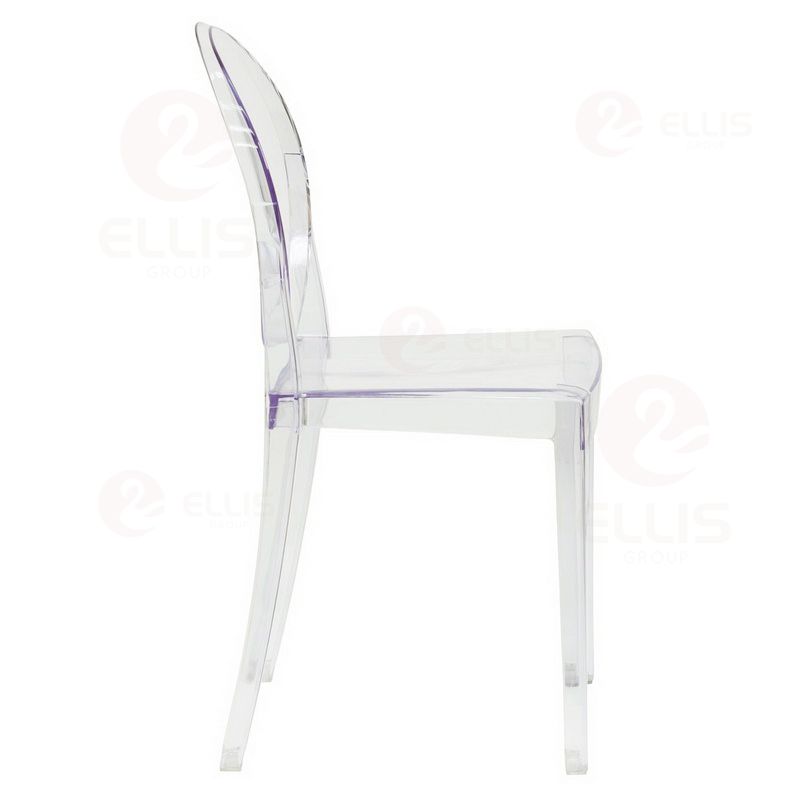 Plastics Dining Chair PC1010 Clear White