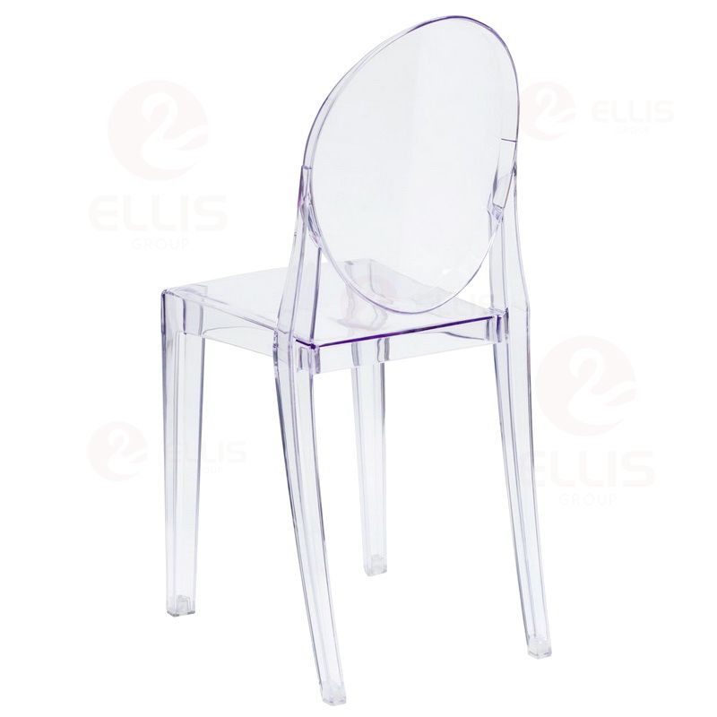 Plastics Dining Chair PC1010 Clear White