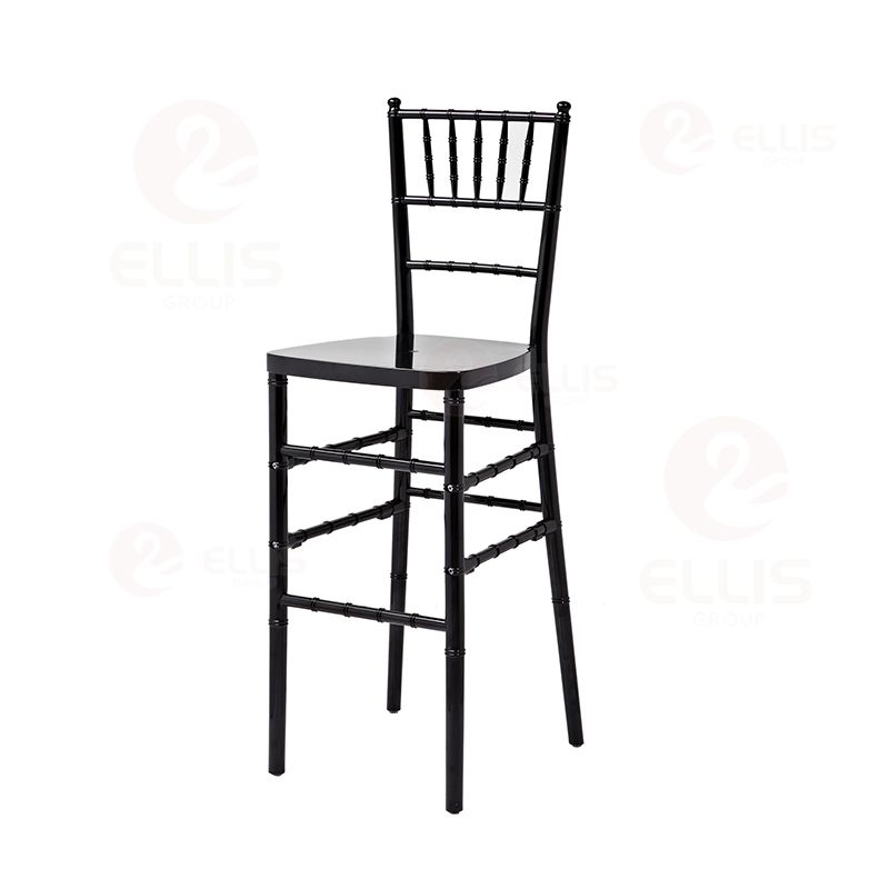 Plastics Barstool PC103B Clear White