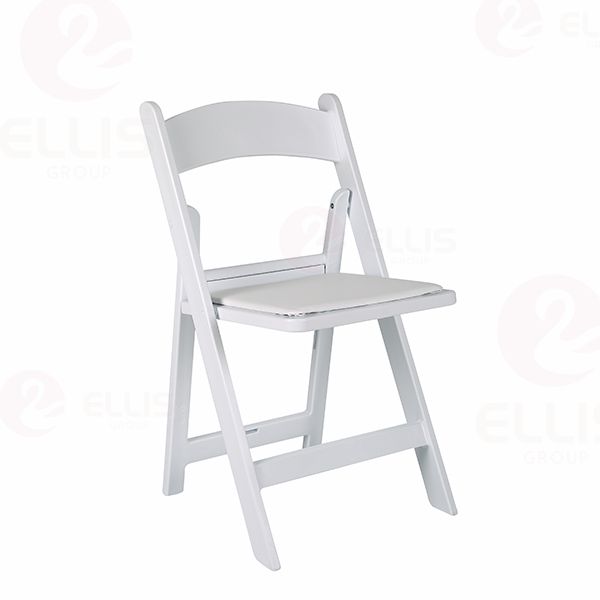 Plastic Folding Chair With Cushion PC1005 White