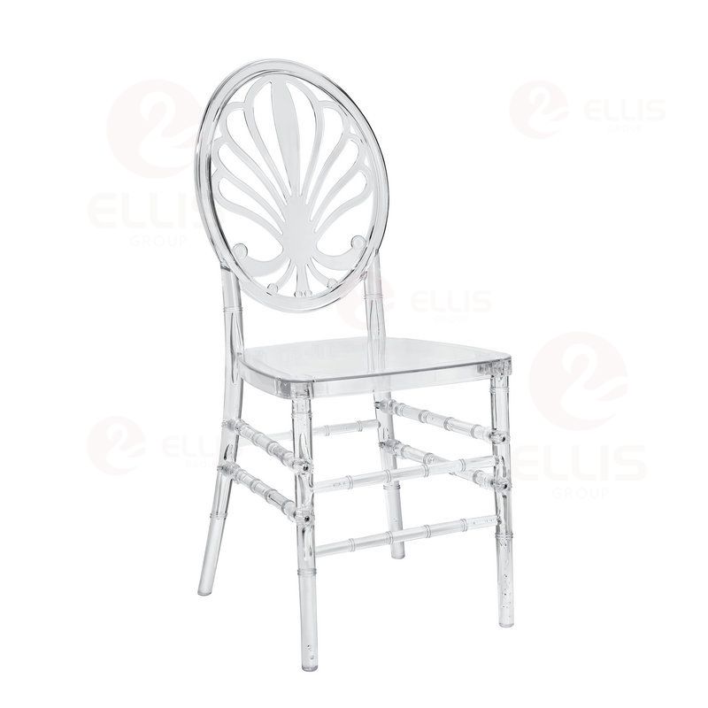 Plastics Dining Chair PC1019 Clear White