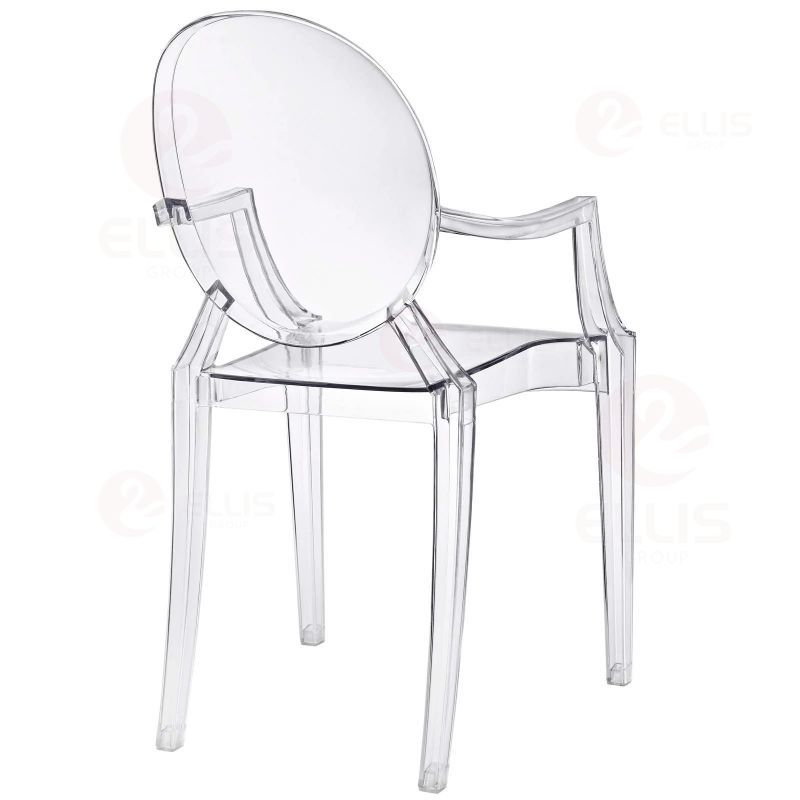 Plastics Armchair PC1015A Clear White