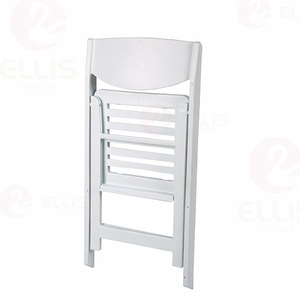 Plastic Folding Chair With Cushion PC1007 White