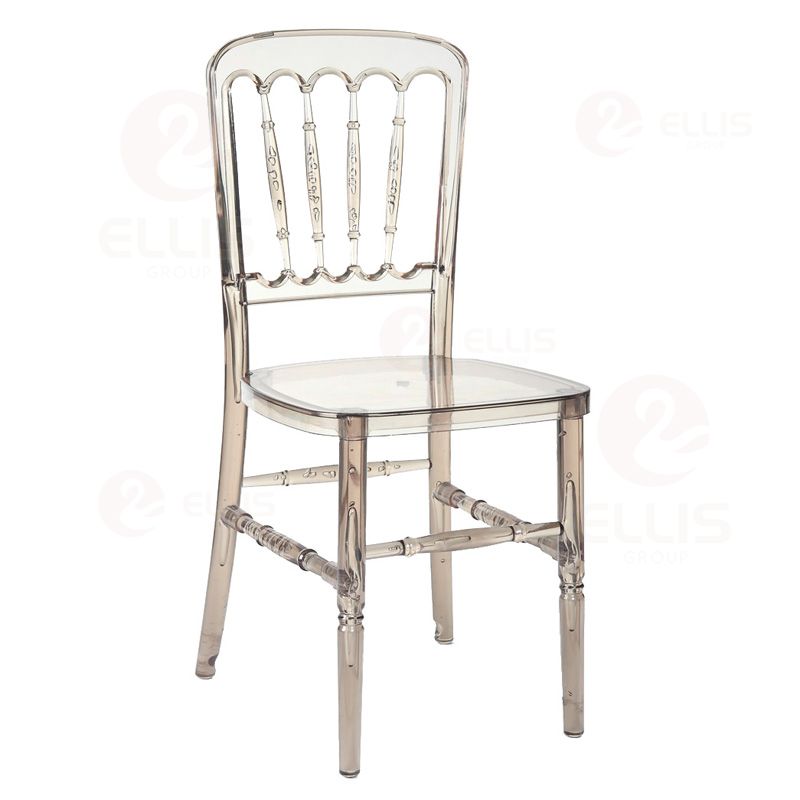 Plastics Dining Chair PC1016 Clear Brown