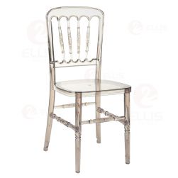 Plastics Dining Chair PC1016 Clear Brown