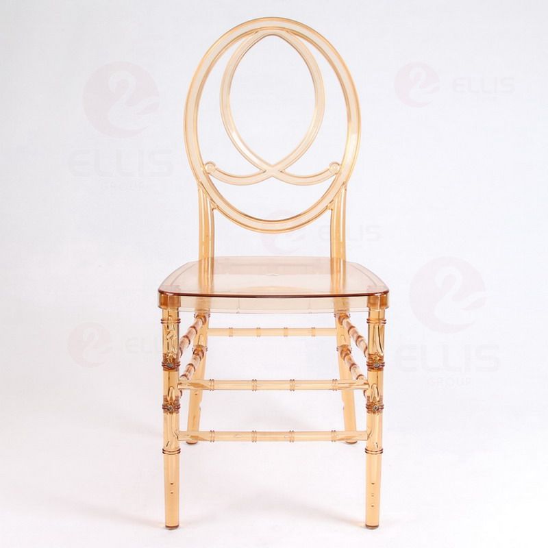 Plastics Dining Chair PC1010 Clear Golden