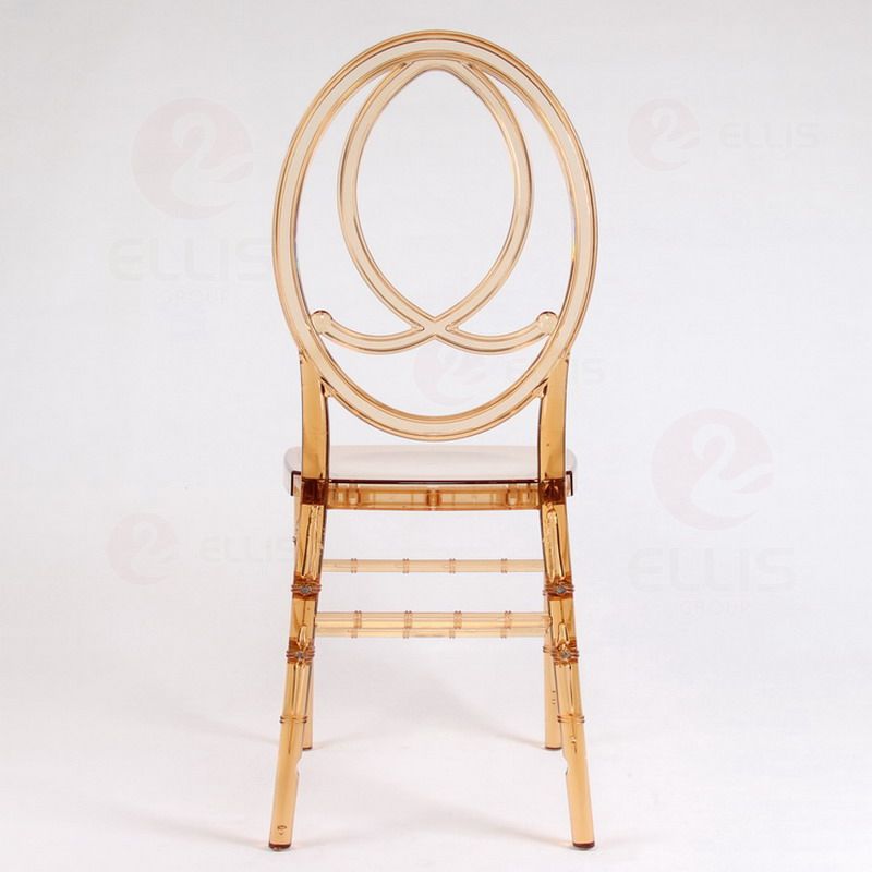 Plastics Dining Chair PC1010 Clear Golden