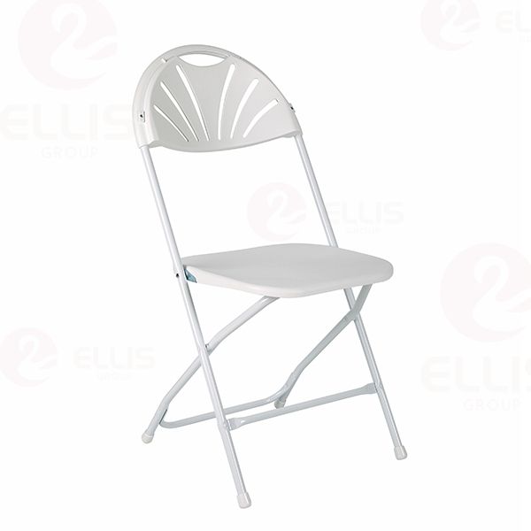 White Plastics Folding Chair PC1002