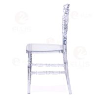 Plastics Dining Chair PC1017 Clear White