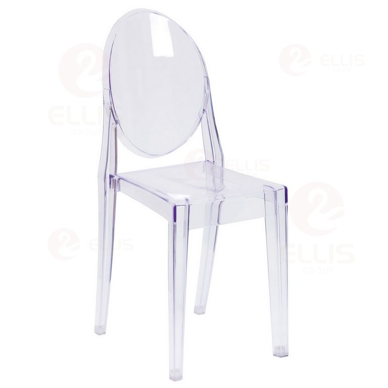 Plastics Dining Chair PC1010 Clear White