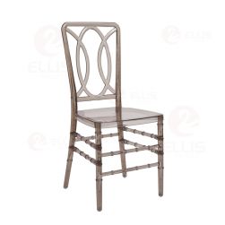 Plastics Dining Chair PC1019 Clear Brown