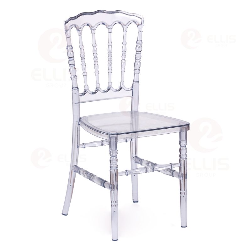 Plastics Dining Chair PC1017 Clear White