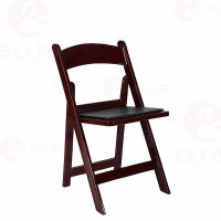 Plastic Folding Chair PC1005 Dark brown+black