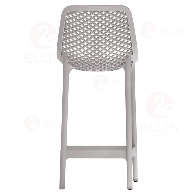 Outdoor Patio Dining Chair Plastics Stackable PC102B Grey