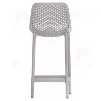 Outdoor Patio Dining Chair Plastics Stackable PC102B Grey