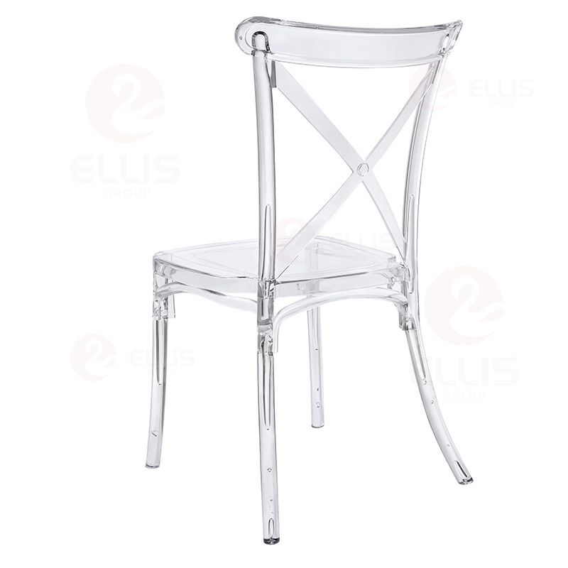 Plastics Dining Chair PC1014 Clear White