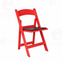 Plastic Folding Chair PC1005 Red+black