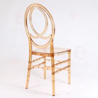 Plastics Dining Chair PC1010 Clear Golden