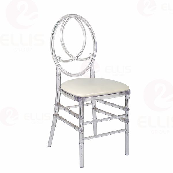 Plastics Dining Chair PC1010 Clear White