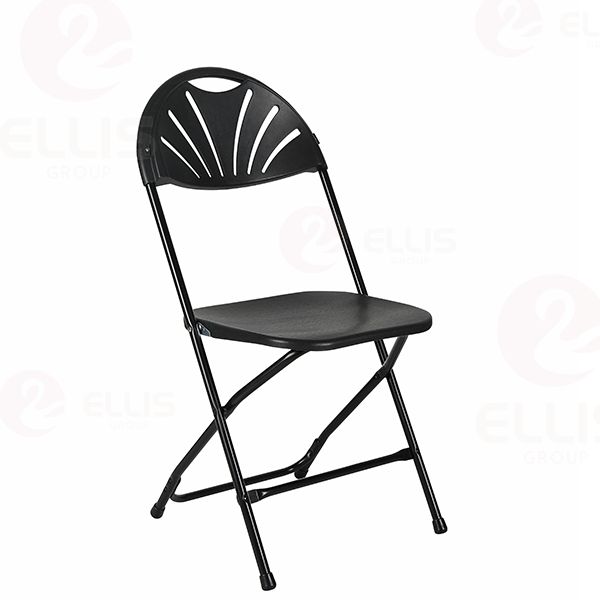 Dark grey Plastics Folding Chair PC1002