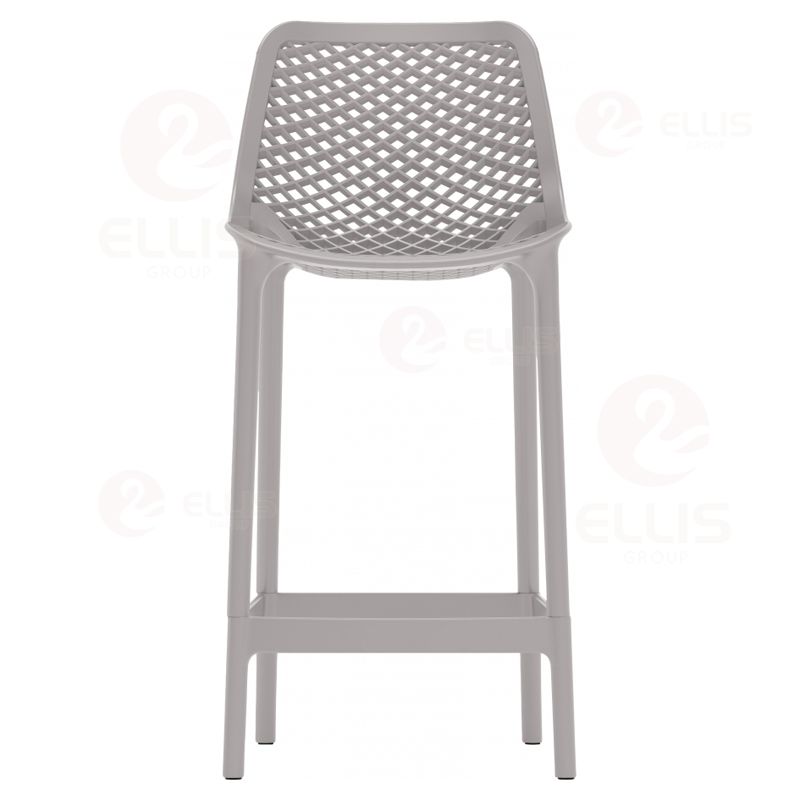 Outdoor Patio Dining Chair Plastics Stackable PC102B Grey