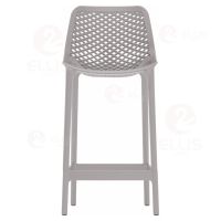 Outdoor Patio Dining Chair Plastics Stackable PC102B Grey