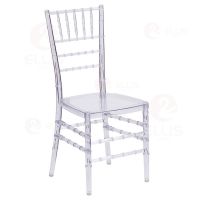 Plastics Chiavari Chair Barstool PC1013 Clear White