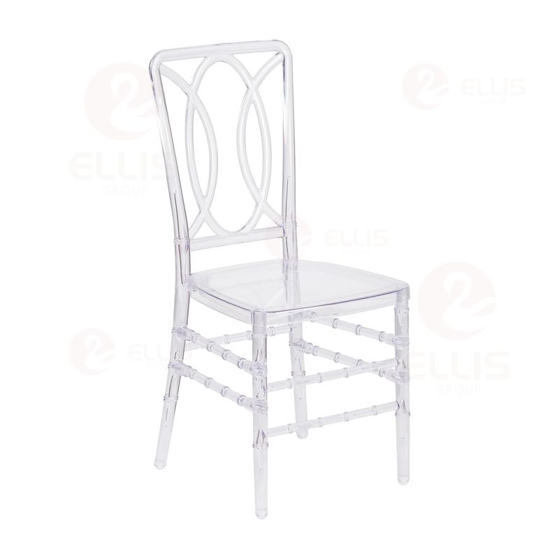 Plastics Dining Chair PC1019 Clear White