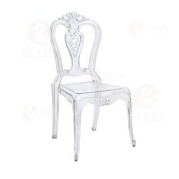 Plastics Dining Chair PC1025 Clear White