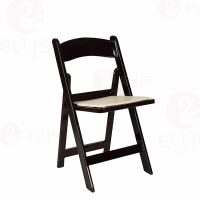 Plastic Folding Chair PC1005 Black+beige