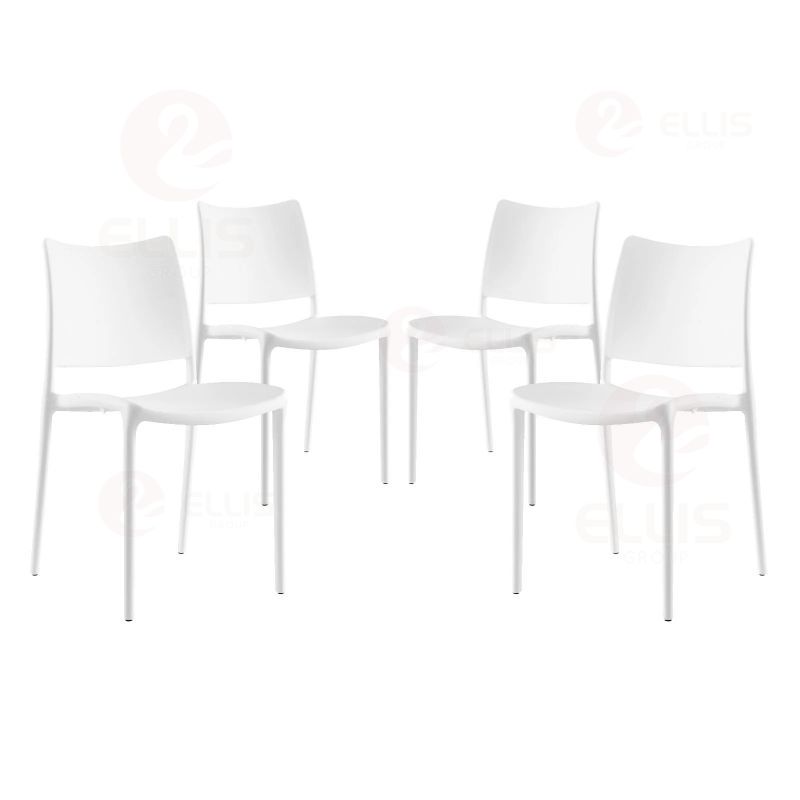 Dining Chair White Plastics