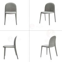 Dining Chair Plastics Light Black PC1056-4