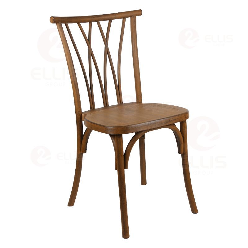 Dining Chair Dark brown Plastics PC1058-4