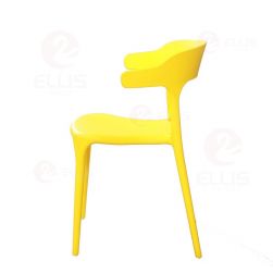 Dining Chair Yellow Plastics PC1048-6