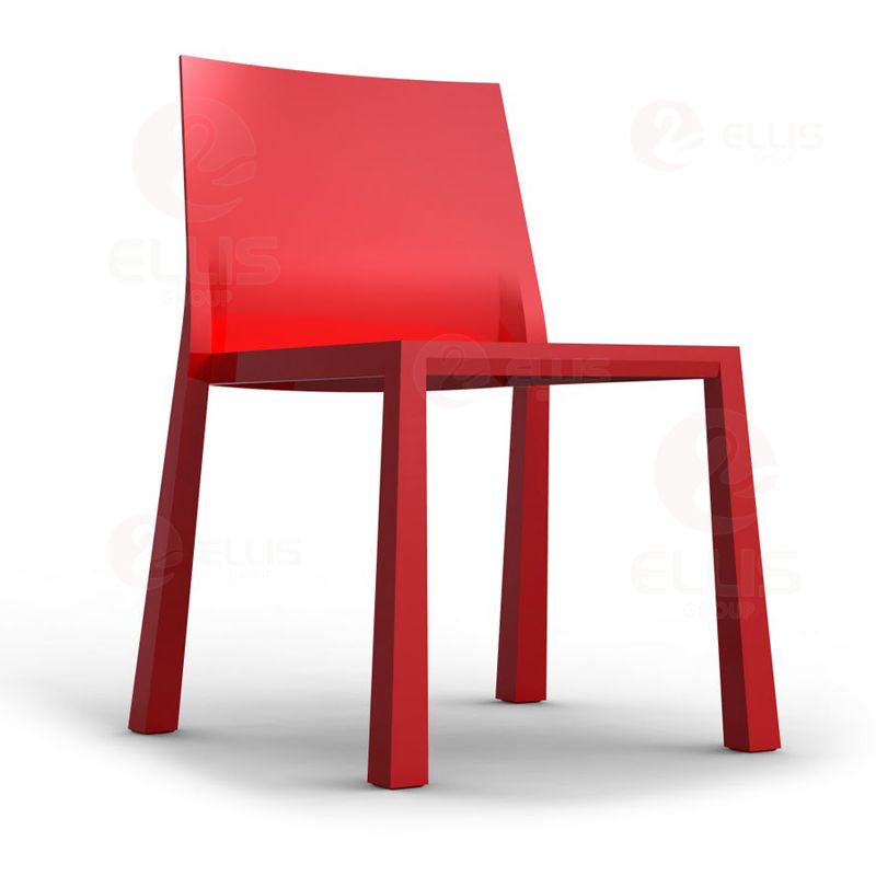 Dining Chair Red Plastics PC1031