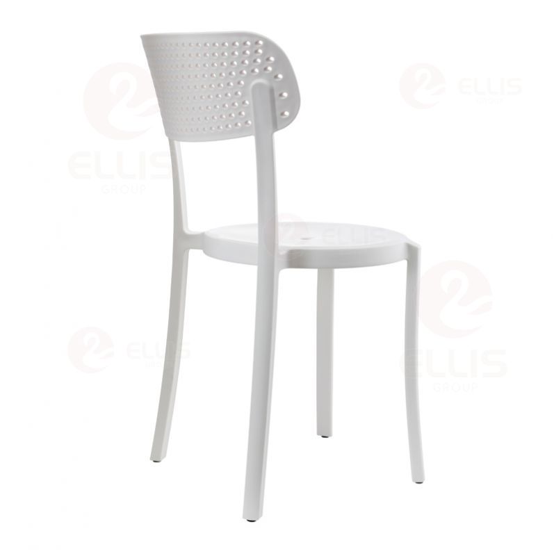 Dining Chair White Plastics PC1040