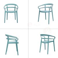 Dining Chair Grey Plastics PC1059-3