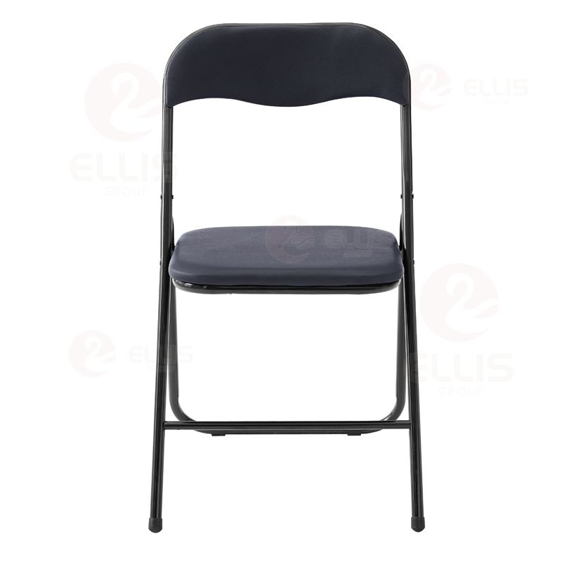 Folding Dining Chair Black Plastics