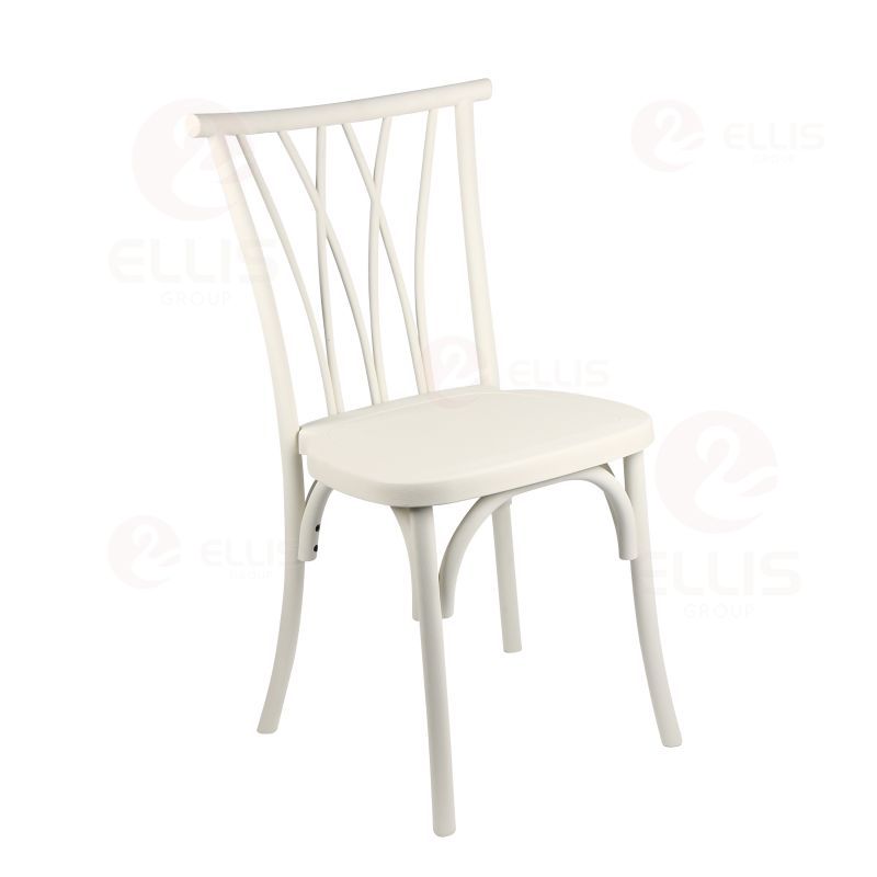 Dining Chair Dark brown Plastics PC1058-4