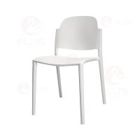 Dining Chair White Plastics PC1051-1