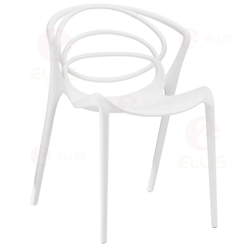 Dining Chair Light Brown Plastics PC1060-2