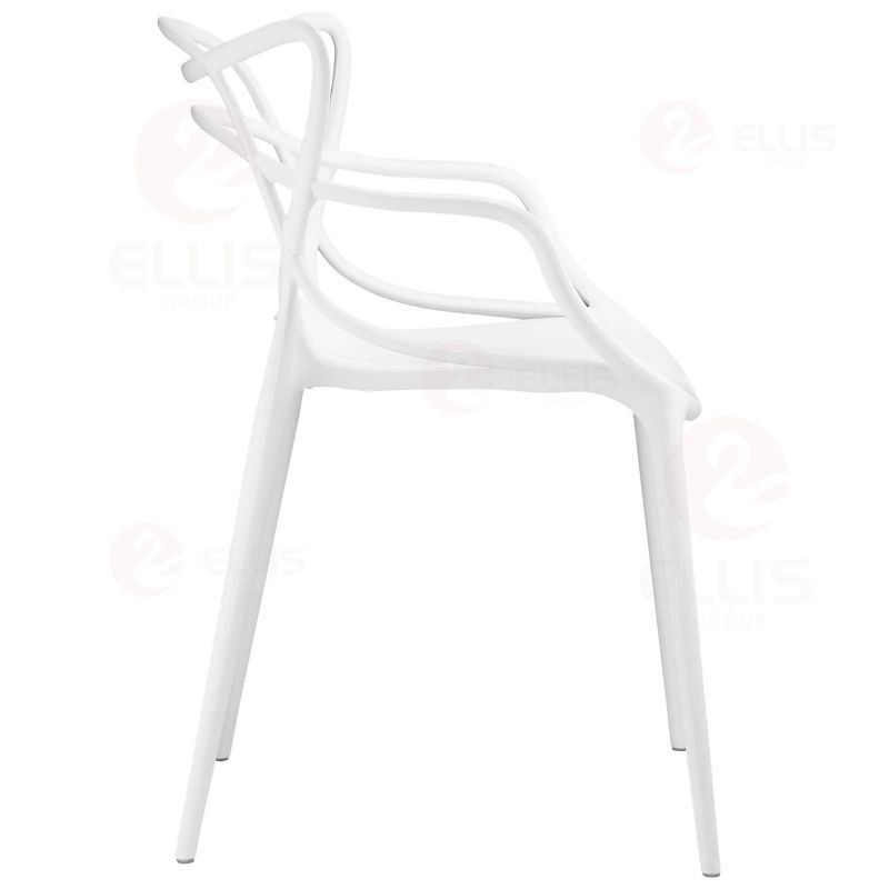 Dining Chair White Plastics PC1062-1