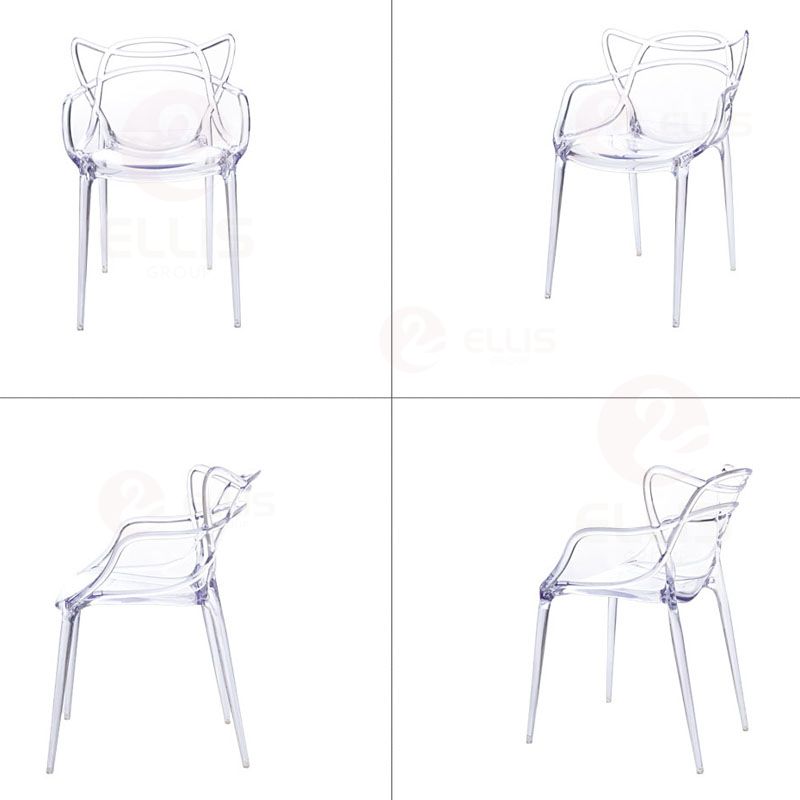 Dining Chair Transparent Plastics PC1062-2