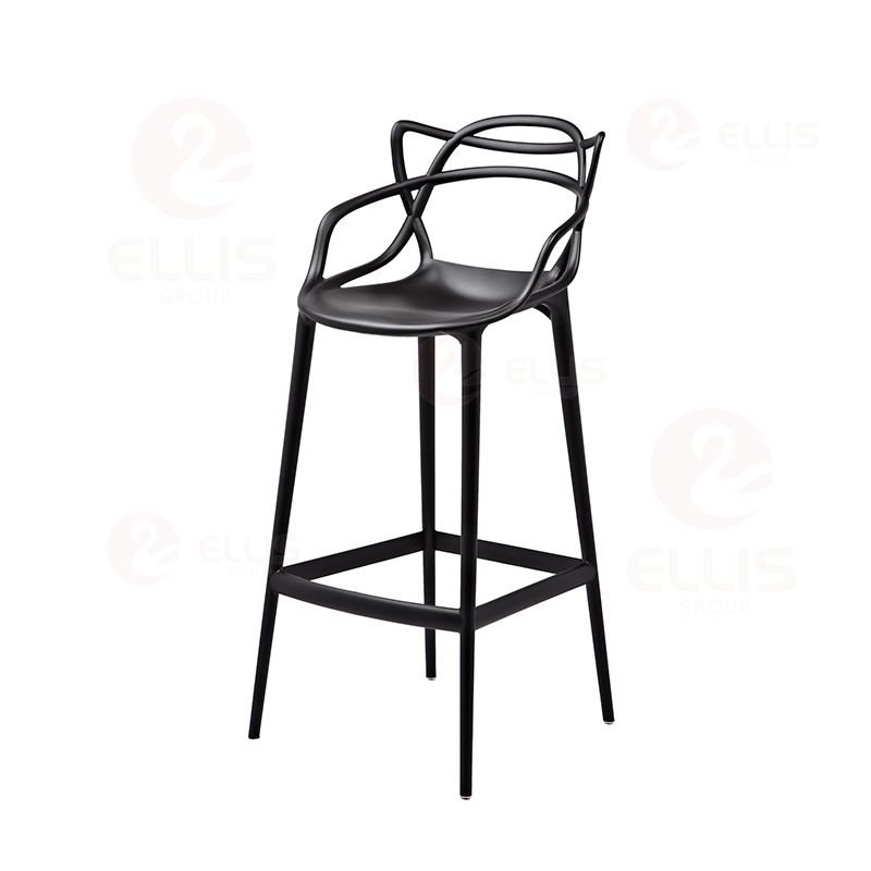 Barstool Red Plastics PC1062B-3